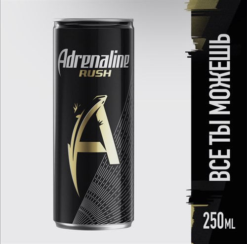 Напиток энергетический Adrenaline Rush 0,25л 18+ 3175