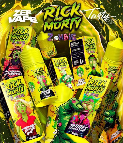 Жидкость Rick and Morty Zombie 30 мл 20 мг hard 5379