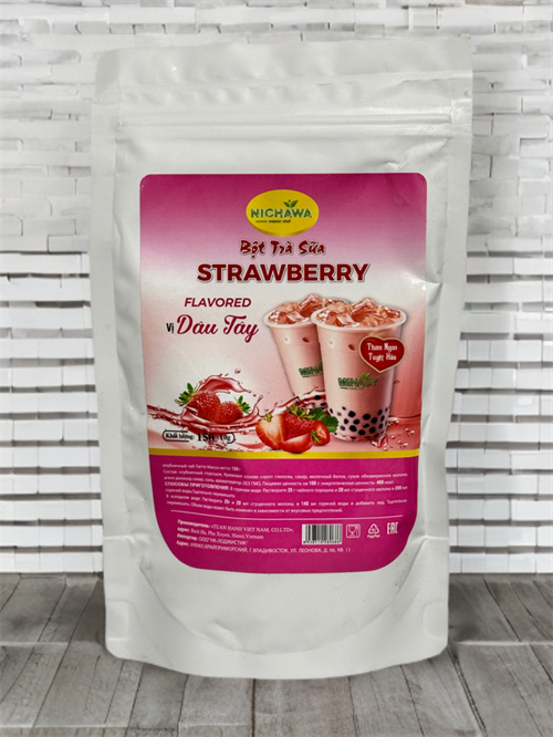 Клубничный чай латте Nichawa Bot Tra Sua 150 гр 5527