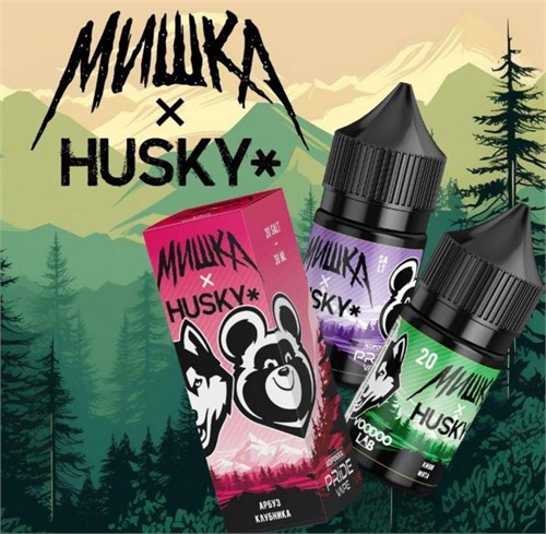 Жидкость Husky & Мишка salt 30 мл 20 мг 6251