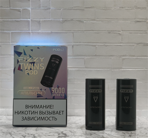 Fizzy Twins Pod + 2 картриджа - 9000*2=18000 затяжек 6230