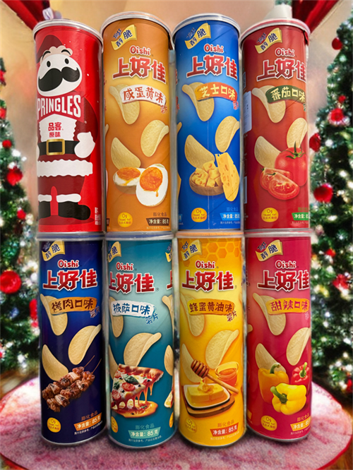 Картофельные чипсы со вкусом медового масла Shanghagia туба 65 гр 6374