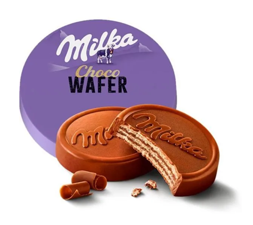 Вафли Milka с начинкой какао покрытые молочным шоколадом, 30 г 6532