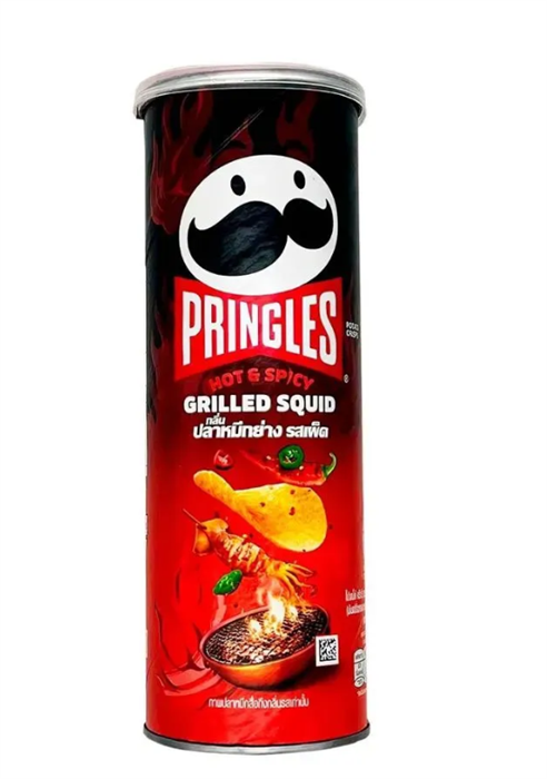 Картофельные Чипсы Pringles Hot & Spicy Grilled, 102 гр 6553