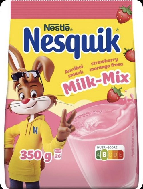 Напиток растворимый NESQUIK Milk-Mix клубника 350г (не какао) 6686