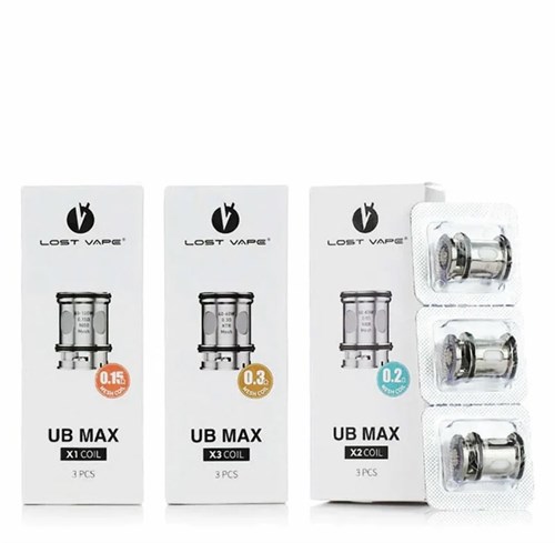 Испаритель Lost Vape UB MAX X2 Coil 0.2ohm V2 Edition, 3 испарителя - пачка 6792