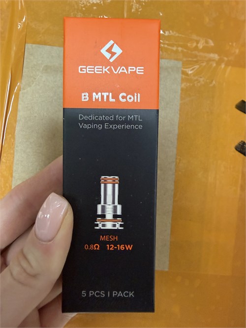 Испарители B MTL Coil Mesh 0.8 Ом 12-16W, 1 пачка, 5 штук 6837