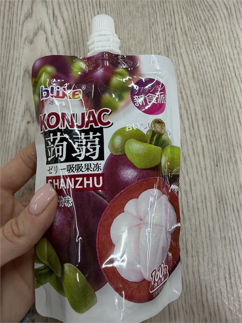 Желе питьевое с кусочками Blike Мангустин 160 г 6879