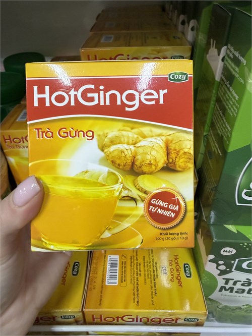 Имбирный чай HotGinder ХотГиндер 200 г (20 пакетиков по 10 г) 6896