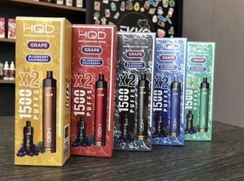 HQD LUX KIT 850МАЧ + 2 картриджа в комплекте 2345