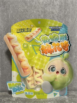 Маршмеллоу в виде хот-дога со вкусом ванили 60 гр HaoLiYuan 5036