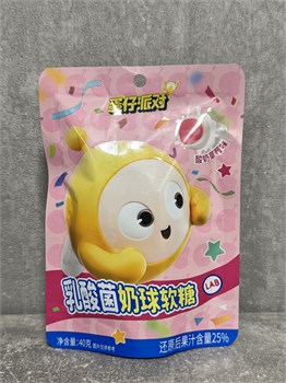 Мягкие конфеты со вкусом клубники и лактобактериями HaoLiYuan 5042