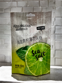 Мятные конфеты со вкусом морской соли, лайма HaiVi 60 г. 5514