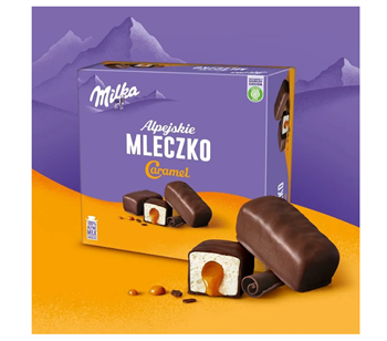 Конфеты Milka Alpejskie Mleczko со вкусом карамели 350г 6526