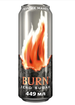 Энергетический напиток Burn Персик-Манго, 0,449 л 6559