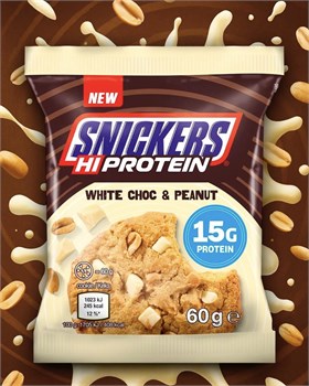 Протеиновое печенье Сникерс с белым шоколадом 6647