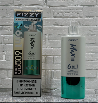 Fizzy 6 Adjustable Flavours 60000 - 60000 затяжек, 6 вкусов в 1 6762