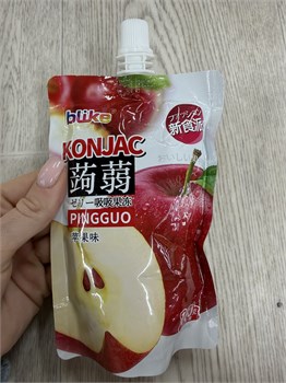 Желе питьевое с кусочками Blike Яблоко 160 г 6876