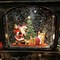 Большой Новогодний фонарь и светильник "Сказочный камин" с метелью и новогодней музыкой 2976